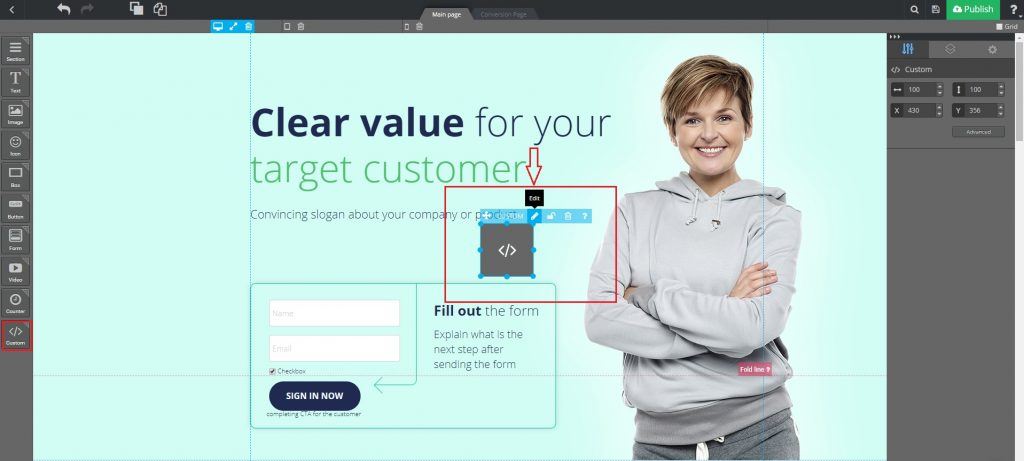 Your own CSS or HTML Your own CSS or HTML