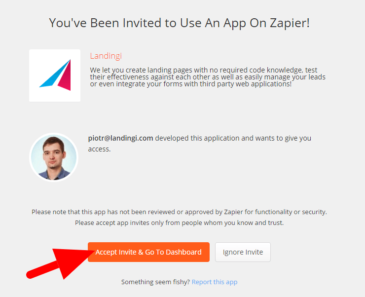 Zapier integration Zapier integration