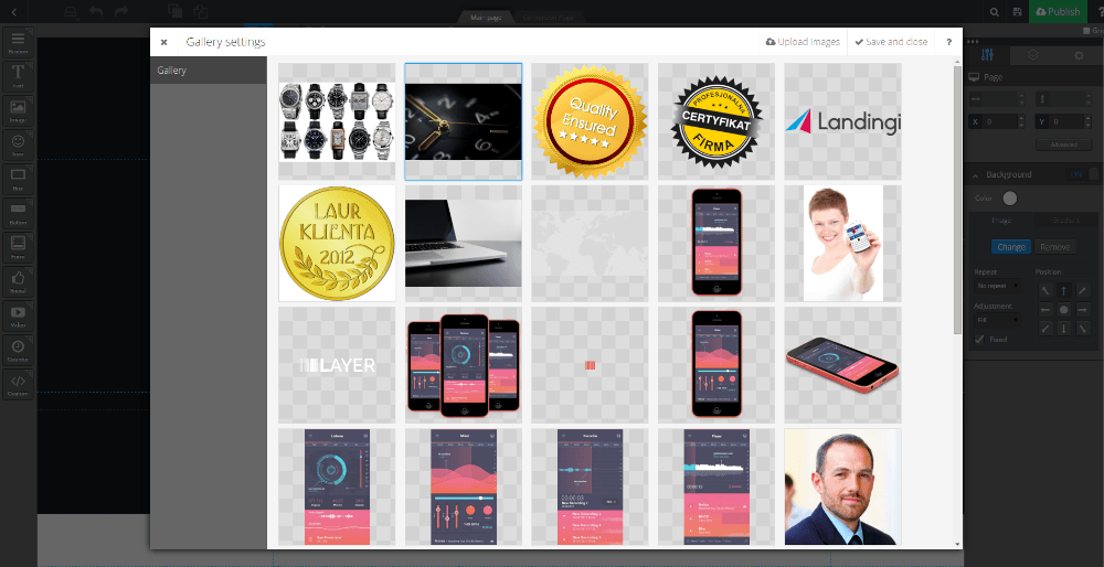 Landing page background Landing page background