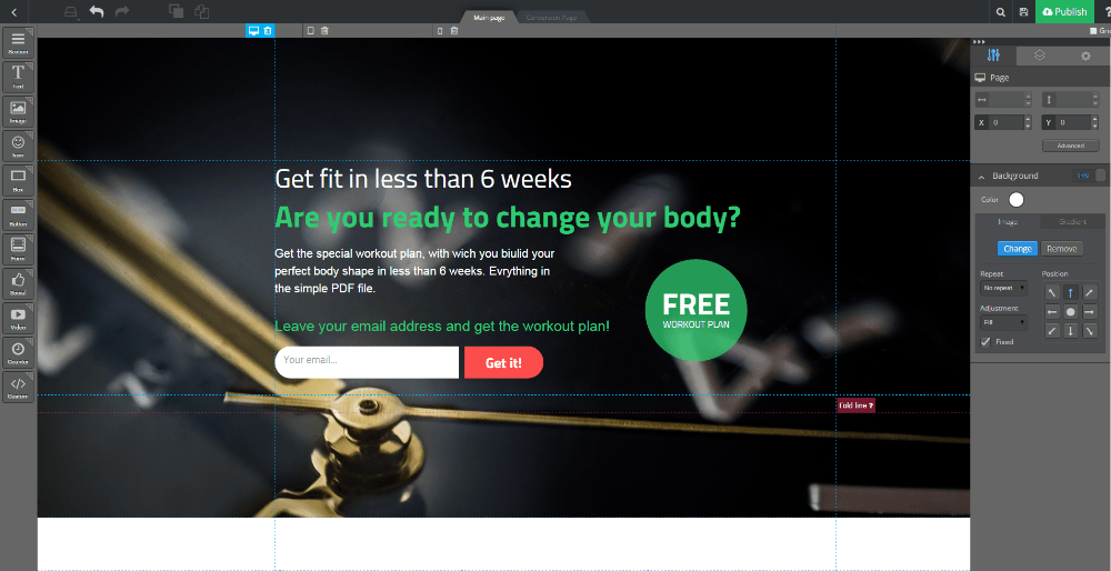 Landing page background Landing page background
