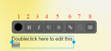 Text options Text options