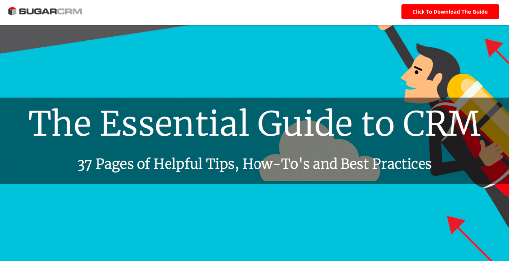 SugarCRM Guide landing page