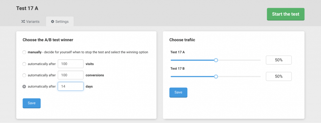 Landingi Tests