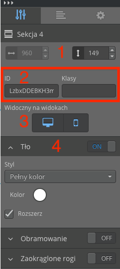 opcje_widgetu_sekcja opcje_widgetu_sekcja
