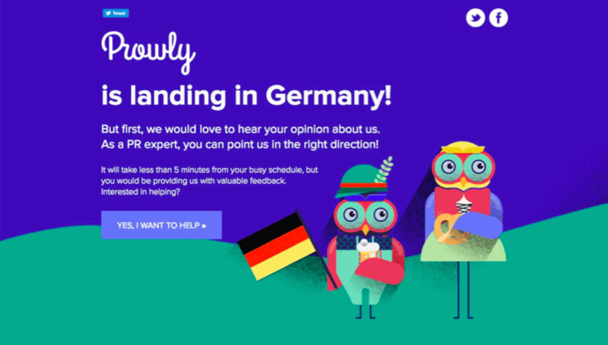 prowly_landing_page_germany_location_personalization